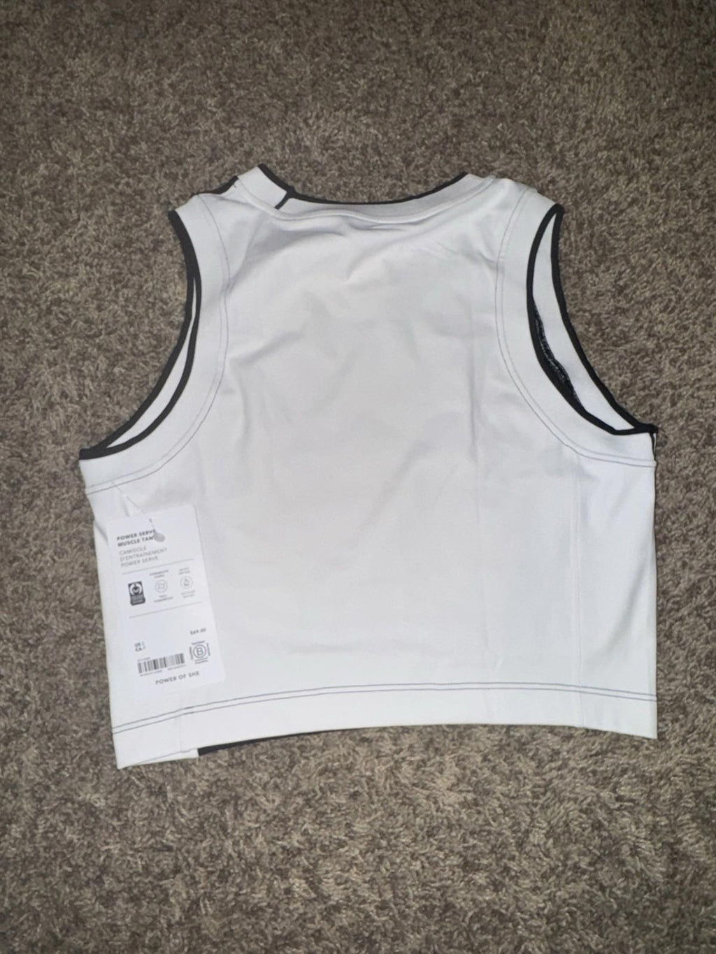 NWT Athleta Power Serve Muscle Tank! Sz SM $69 MSRP