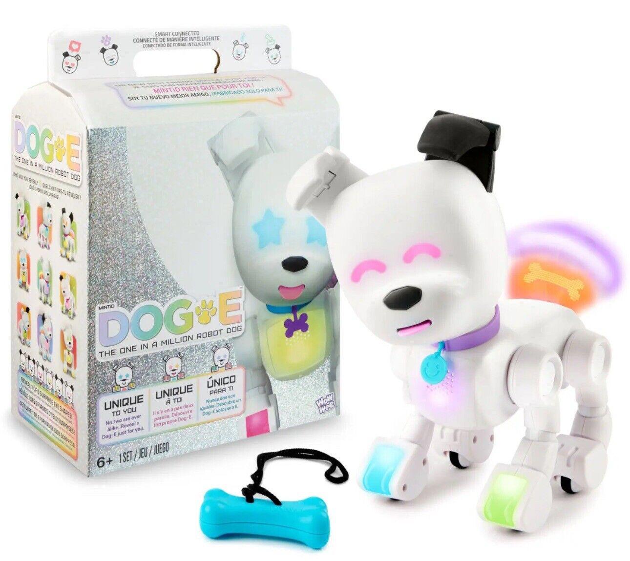 Dog-E - Interactive Robot Dog with Colorful LED Lights, 200+ Sounds & Reactions