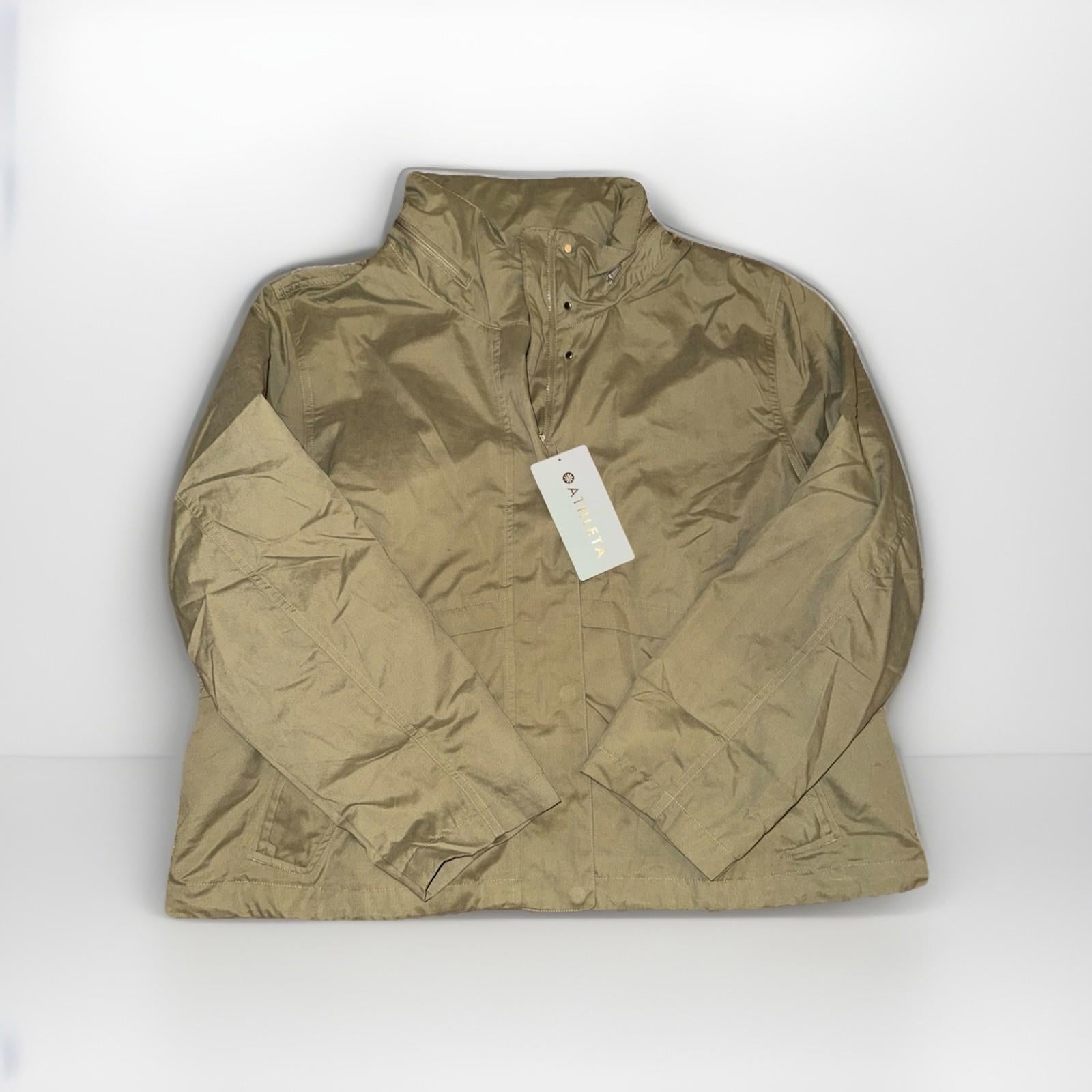 Athleta Everywhere Jacket | Green XL NEW