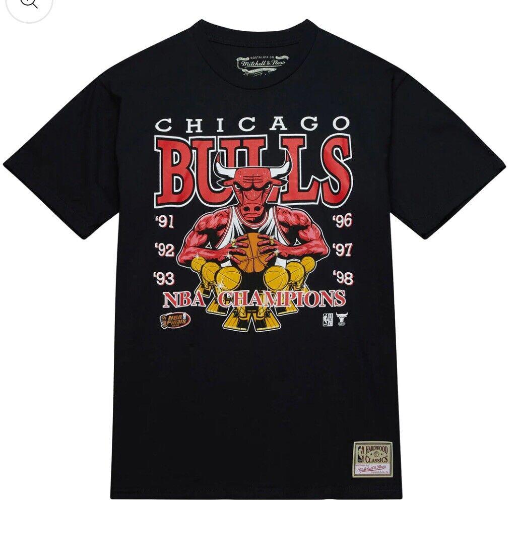 Mitchell & Ness Chicago Bulls 6 Time Champions tee XL