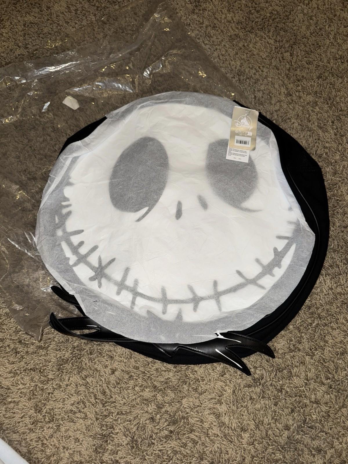 DisneyParks Jack Skellington Face  Nightmare Before Christmas Tote Bag 20" NWT
