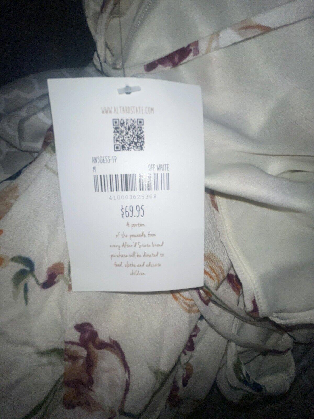 NWT Floral Altar'd State Dress. M