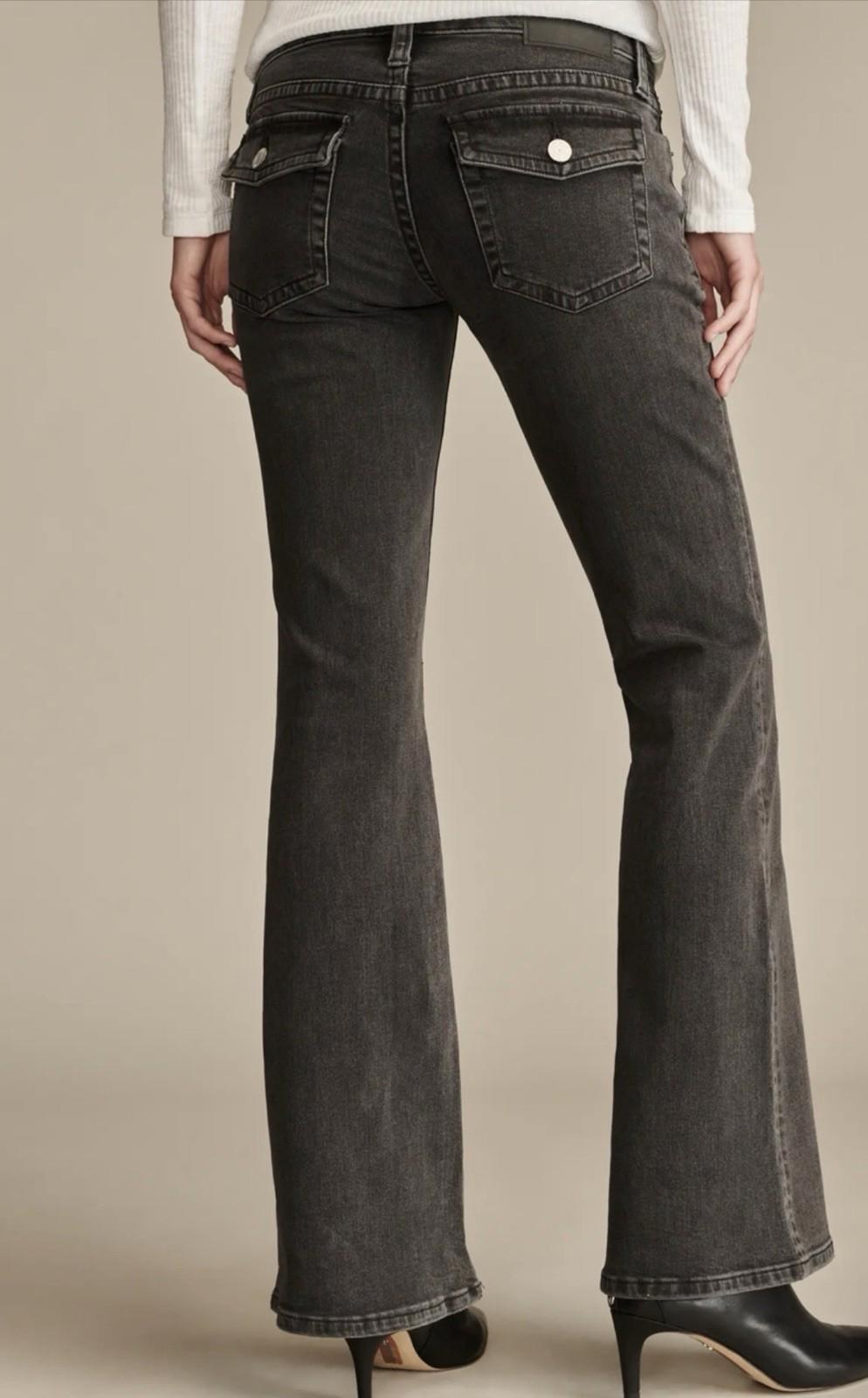 NEW  Lucky Brand Low Rise Flare jeans in a Phantom wash, size 4/27 R NWT