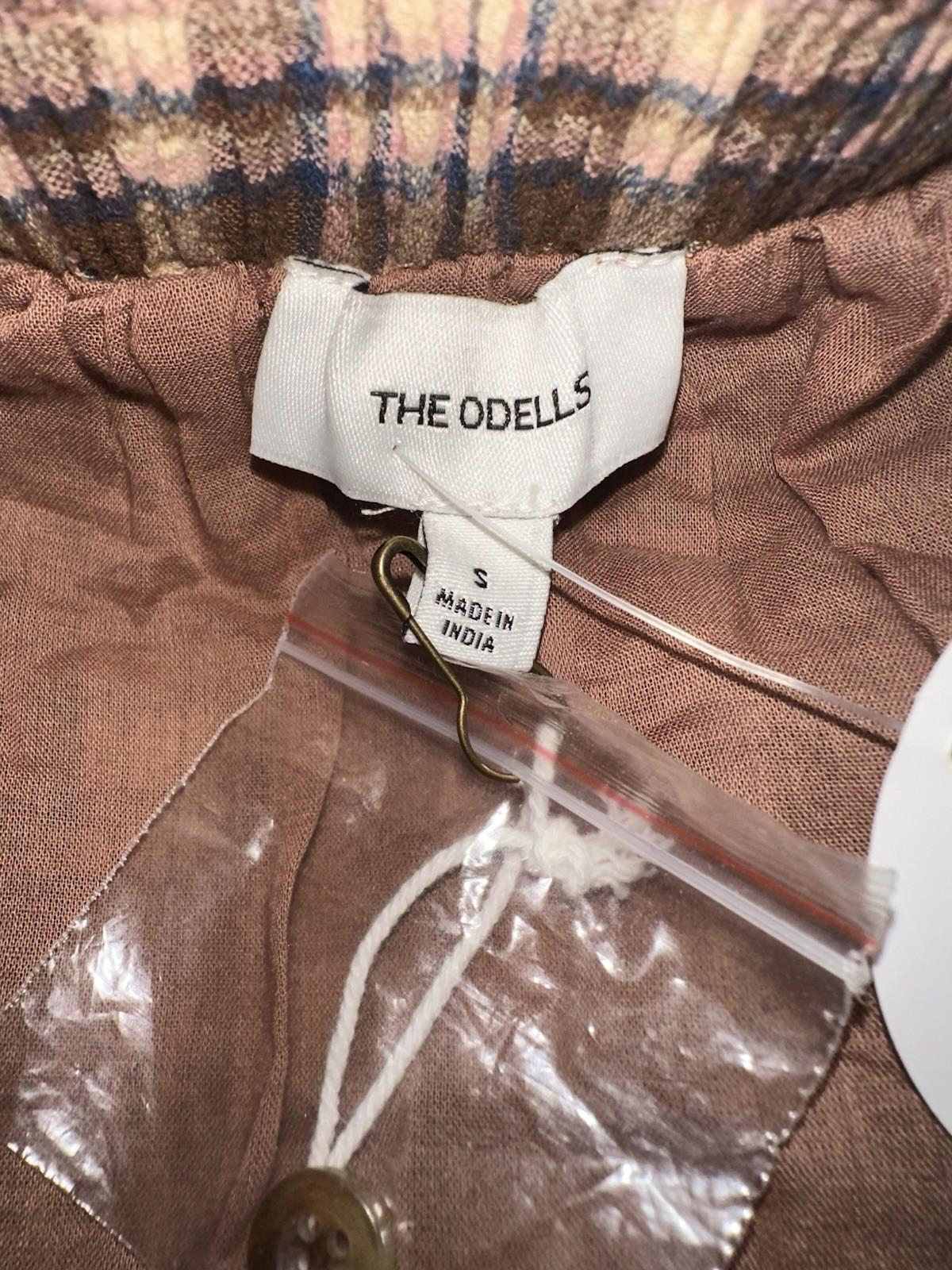 The Odells Free People Plaid Brooke Maxi Dress in a brown plaid. Small NWT