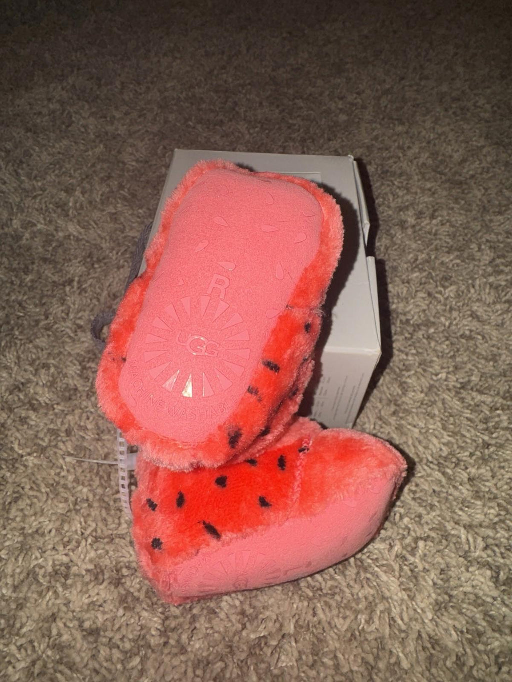 Ugg Bixbee Bootie "Watermelon" Girls' BRAND NEW Baby 0/1 NEW