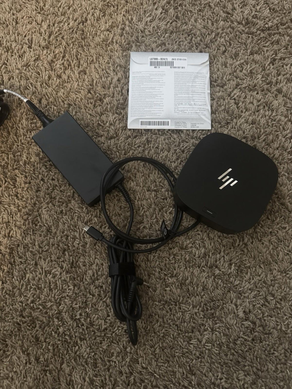 HP USB-C G5 Docking Station In Black Increased Connectivity 5TW10AA#ABA