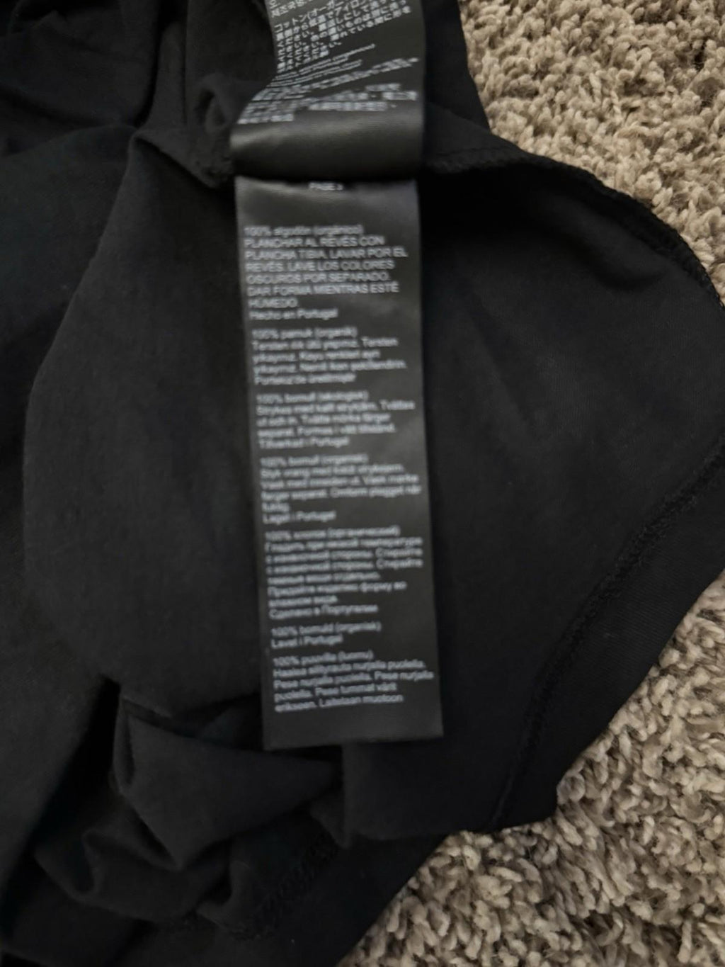 NEW! ALLSAINTS Fortuna Oversized Boyfriend Women’s T-Shirt SMALL Black NWT