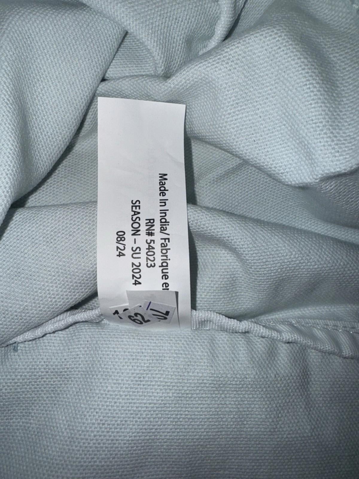 2024 Athleta Canvas Gym Bag Beach Shopping Tote Blue White Ombre XLarge Unused