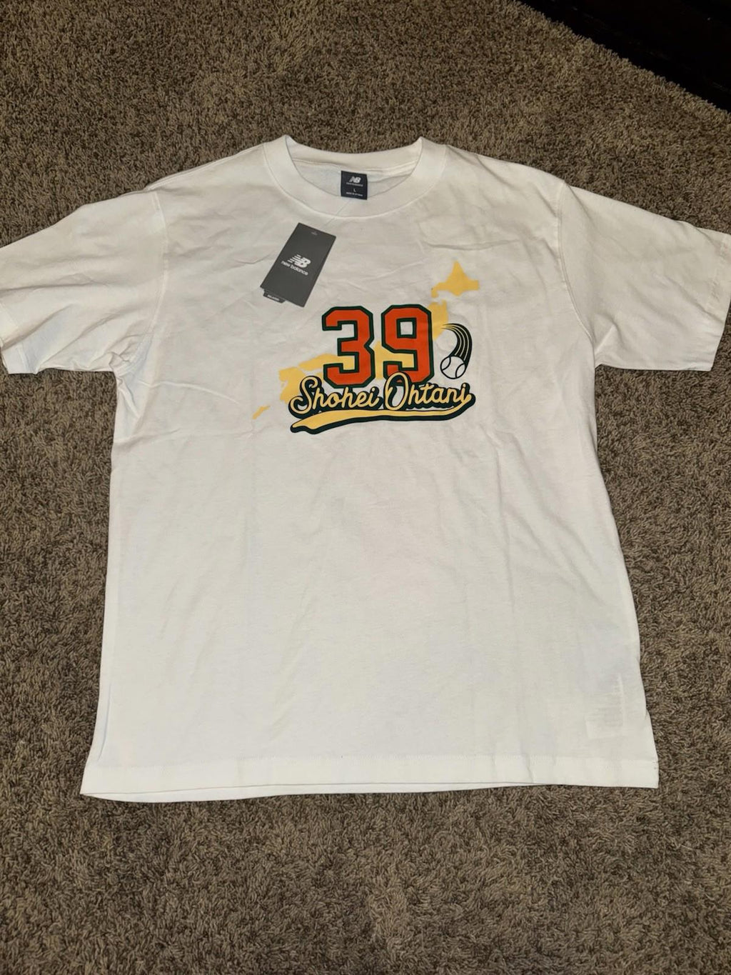 New Balance Shohei Memories Graphic T-Shirt. LG NWT