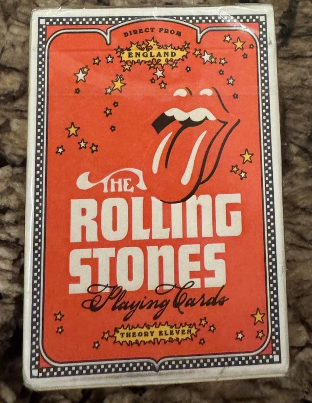 theory11 The Rolling Stones Premium Playing Cards, Poker Size Standard Index NEW