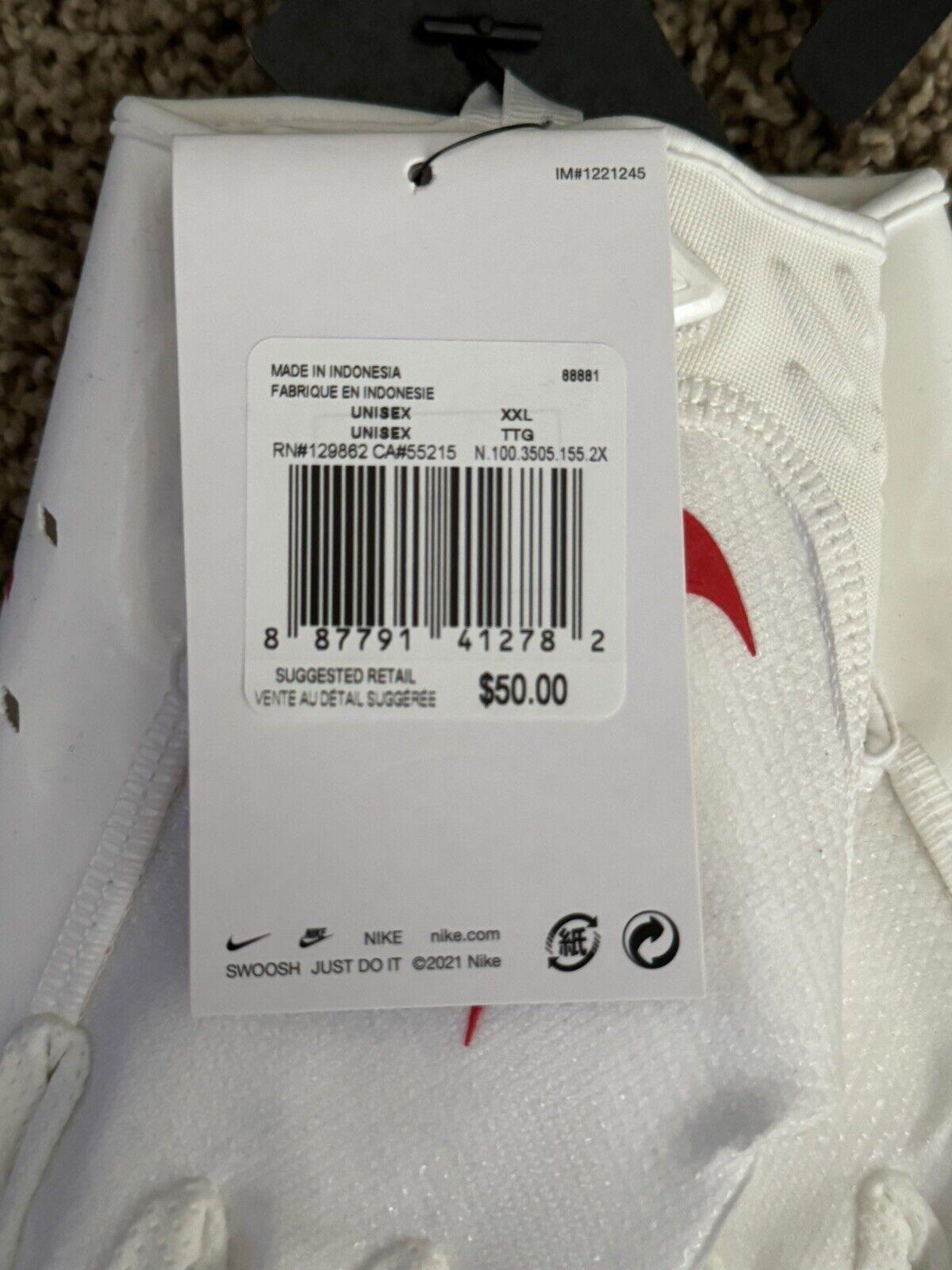 Nike Vapor Jet 7.0 Adult Football Gloves White w Red or Blue