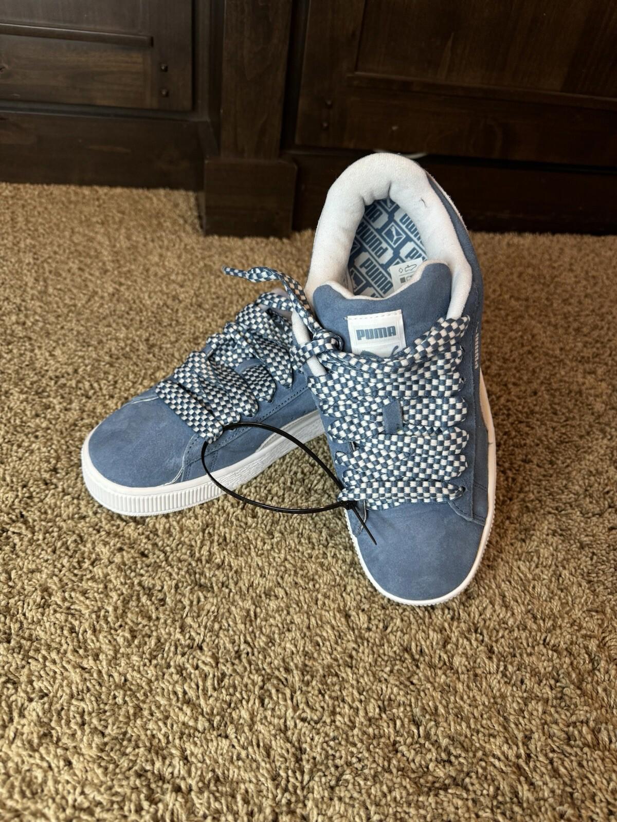 Puma Suede Xl Lace Up  Womens Blue Sneakers Casual Shoes 39831001 Sz 10.5 NEW!