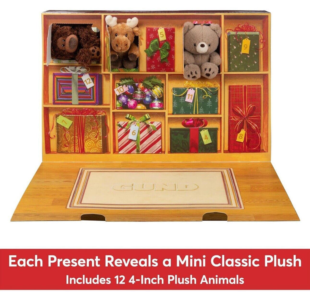 Gund - 2023 Holiday 12 Days of Christmas Advent Plush Calendar. NEW