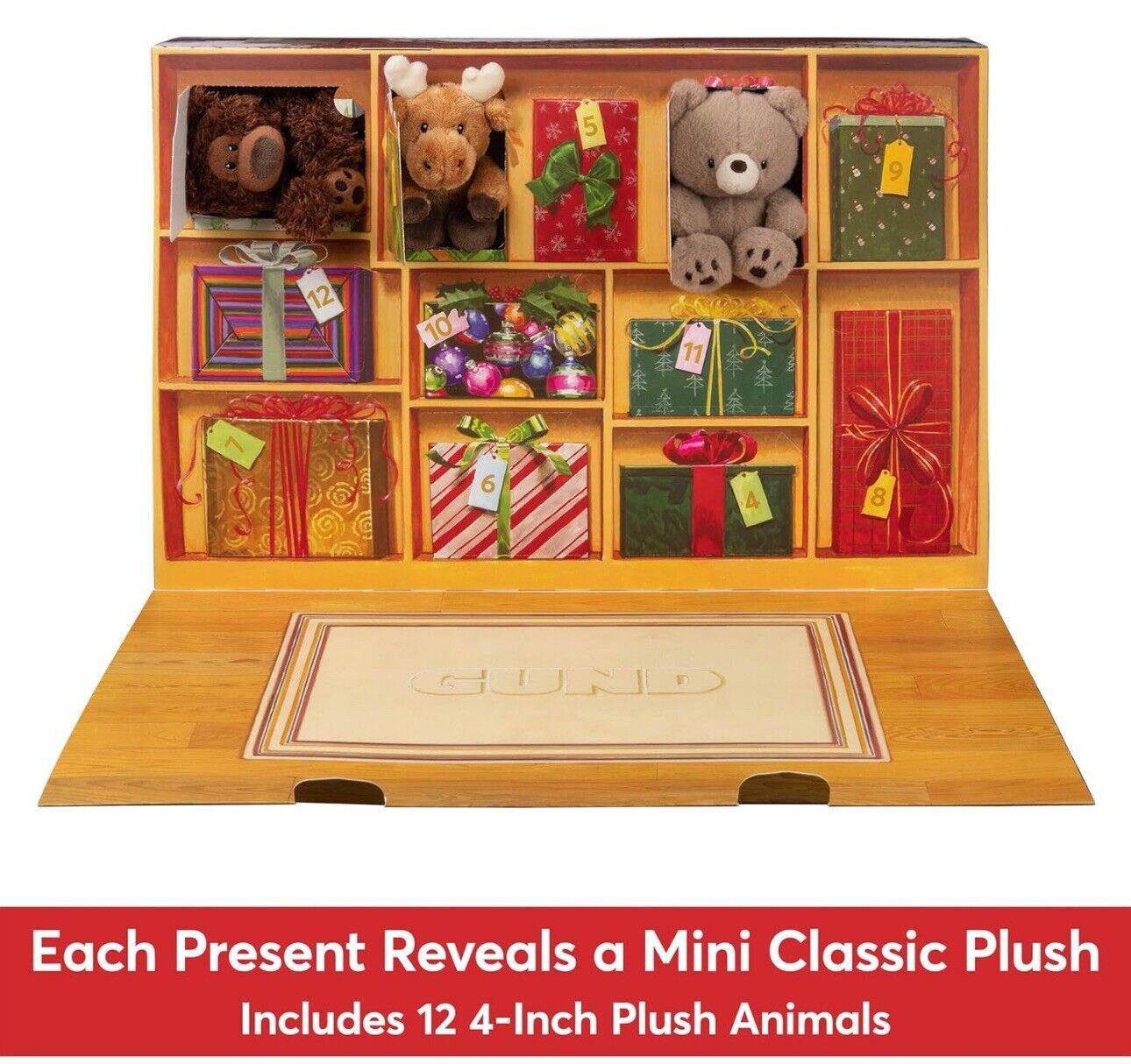 Gund - 2023 Holiday 12 Days of Christmas Advent Plush Calendar. NEW
