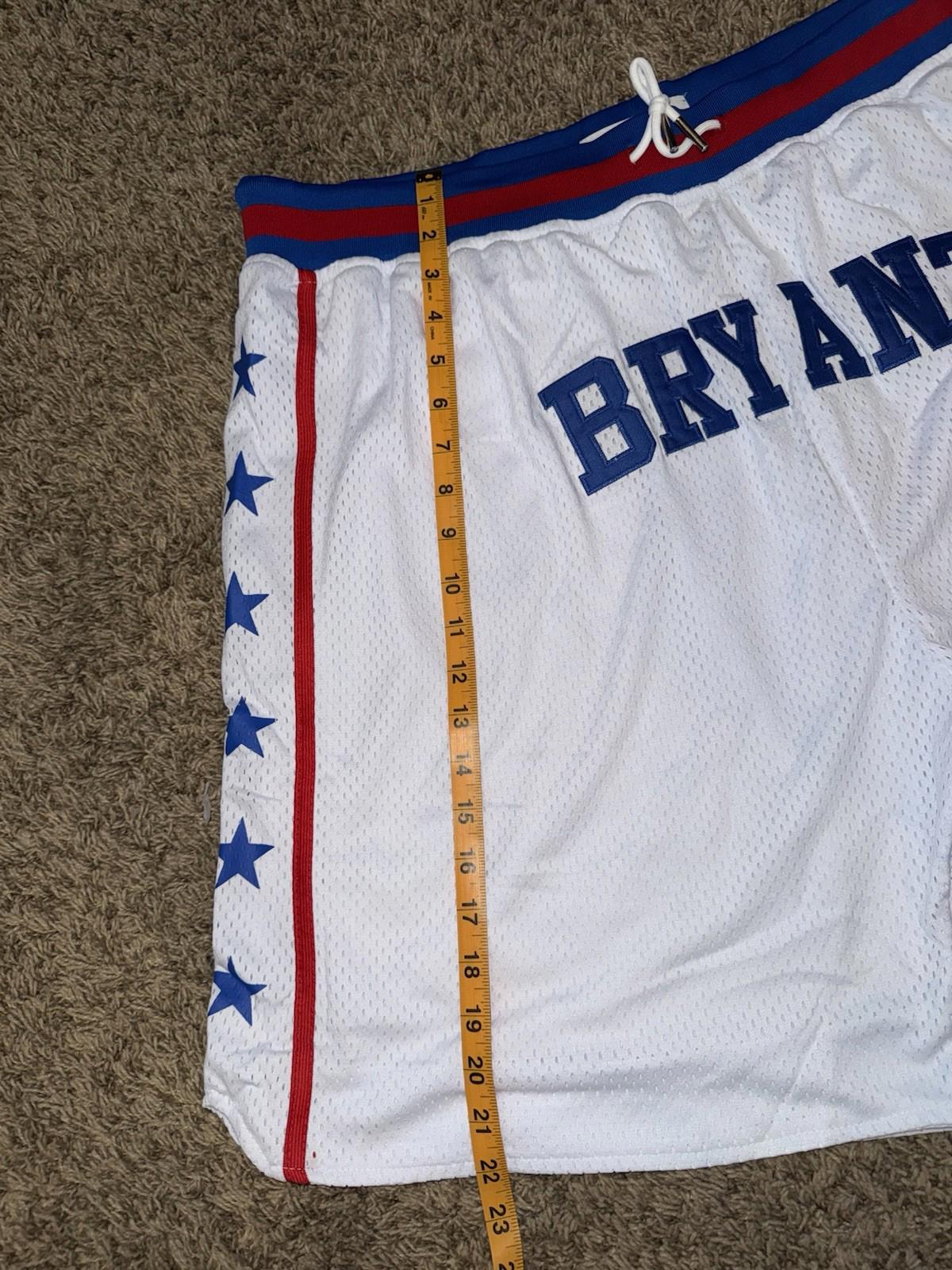 NEW! Kobe Bryant McDonalds All American Basketball Shorts-White 5XL NWT RARE