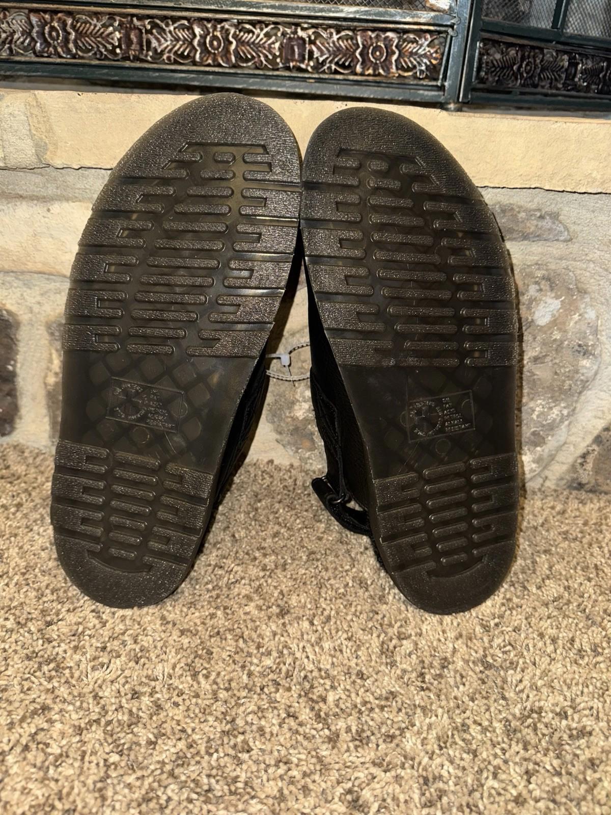 Dr Martens  Jorge II Ambassador Black Faux Fur Sling Back Mules M10/ W11