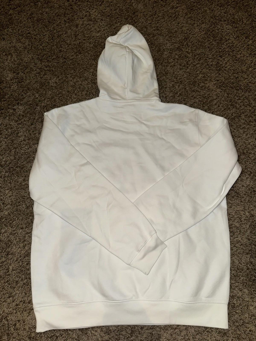 NEW adidas men Trefoil Essentials Hoodie Size XL White - NWT