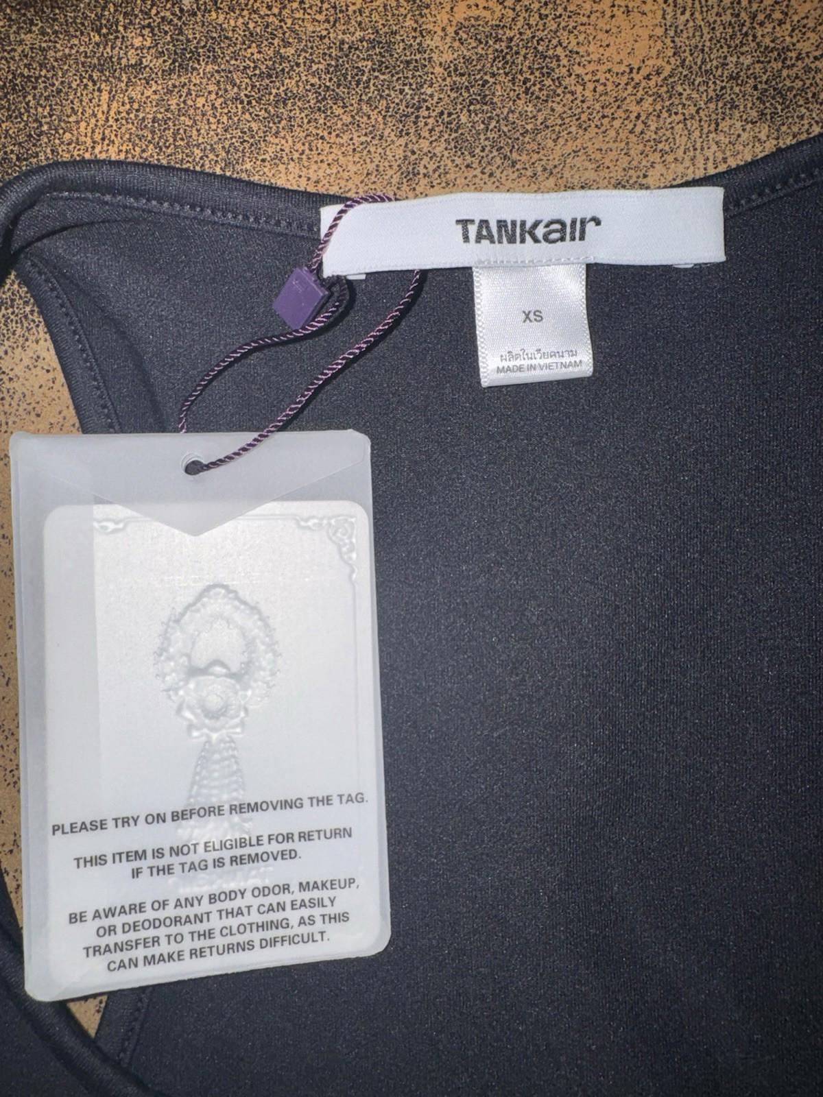 NEW Tank Air System Racerback Tank In Black Womens Size XS NWT