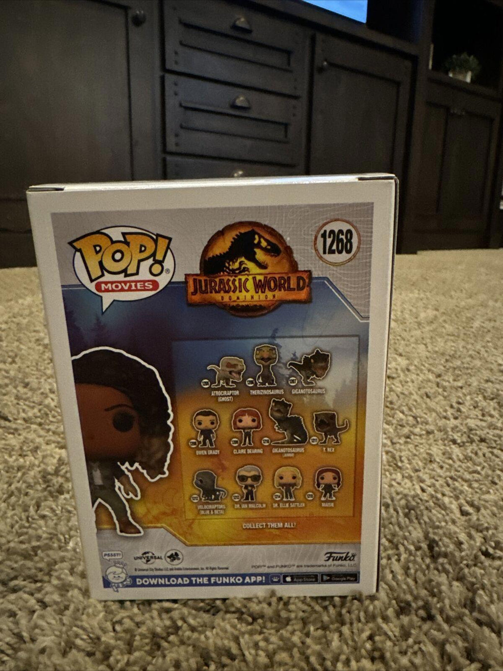 FUNKO POP JURASSIC WORLD DOMINION KAYLA # 1268 NYCC 2022 FALL CONVENTION