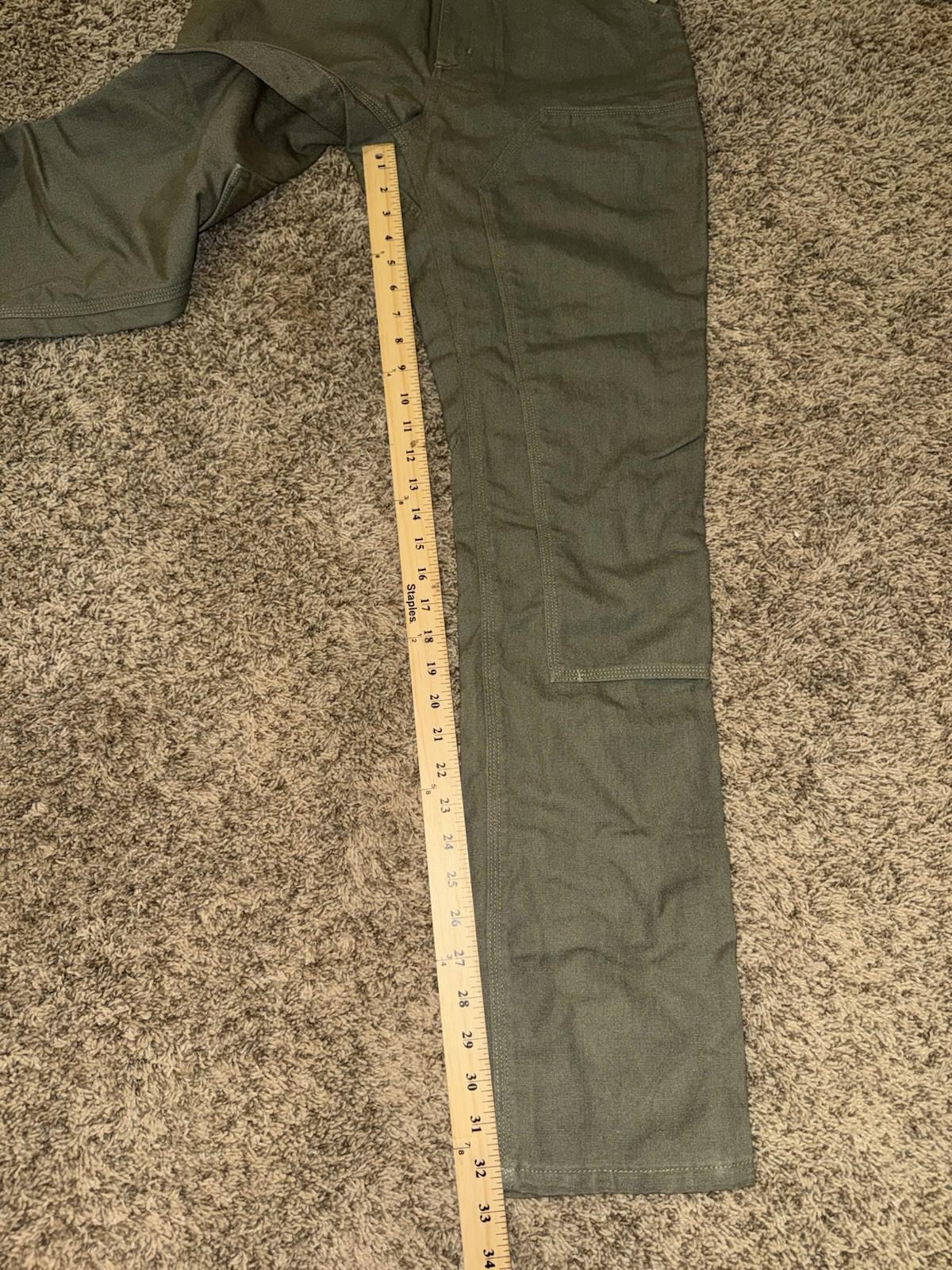 Patagonia SLIM All Seasons Hemp Blend Pants Women’s 8 Fatigue Green Canvas NEW