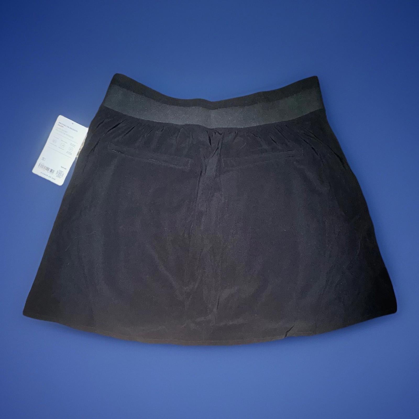 NEW! Athleta Sz 8 Brooklyn Heights Skort Black NWT