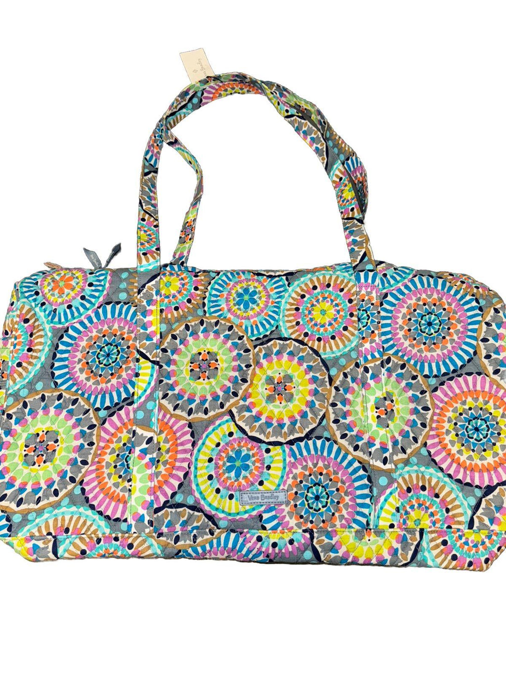 Vera Bradley Large Traveler Duffel Bag Sunny Medallion NWT