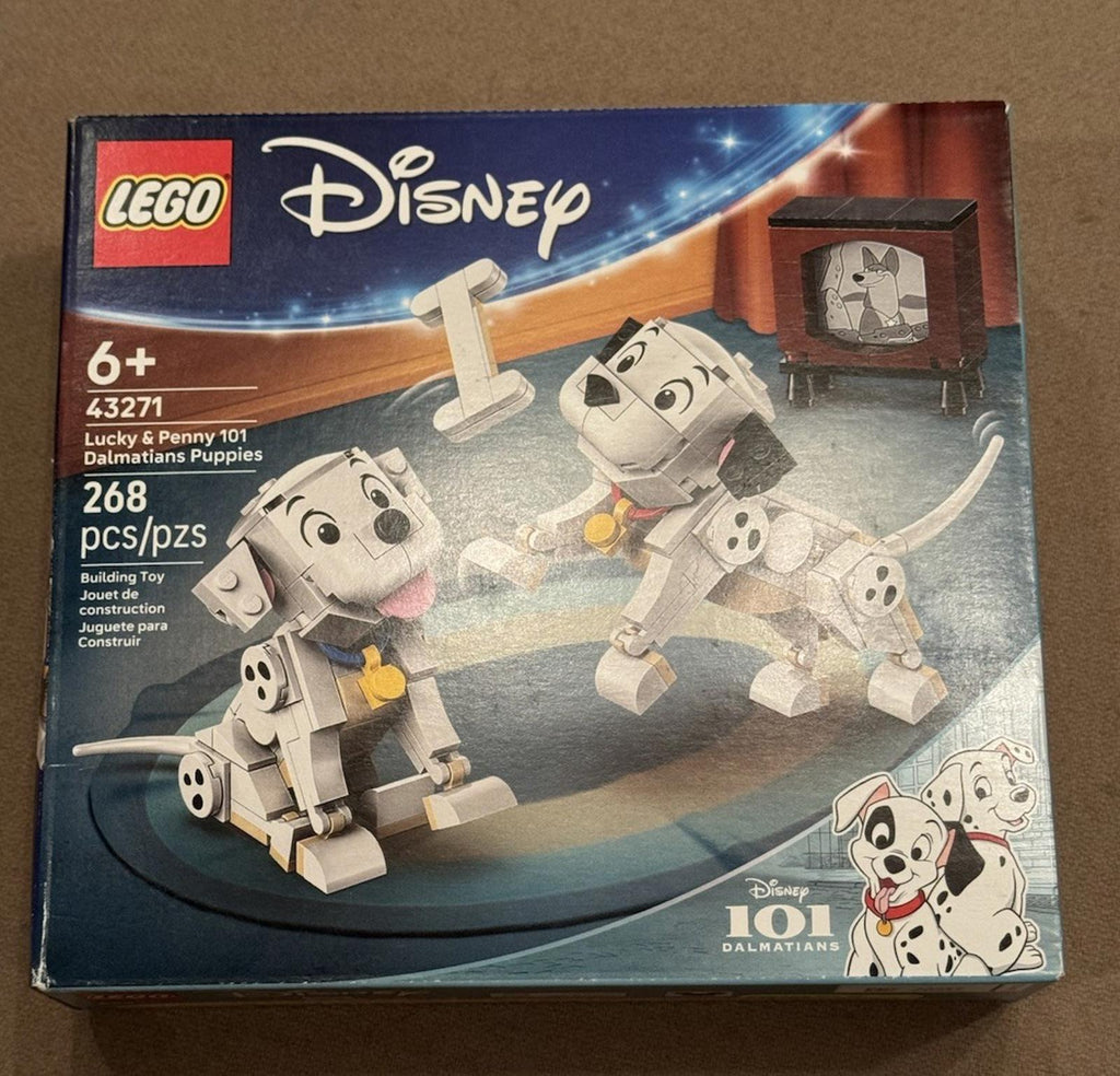 LEGO 43271 Disney Lucky & Penny 101 Dalmatians Puppies Building Set, 268 Pieces,