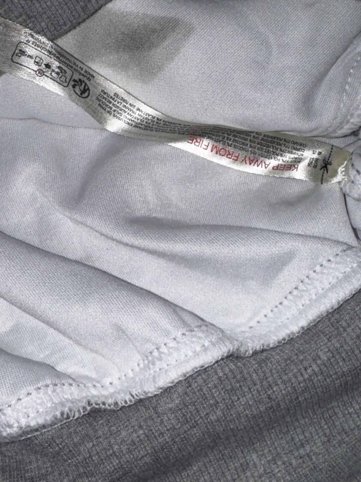 Free People Movement Pick It Up Pleated Knit Insulated Heather Grey Hoodie NEW S