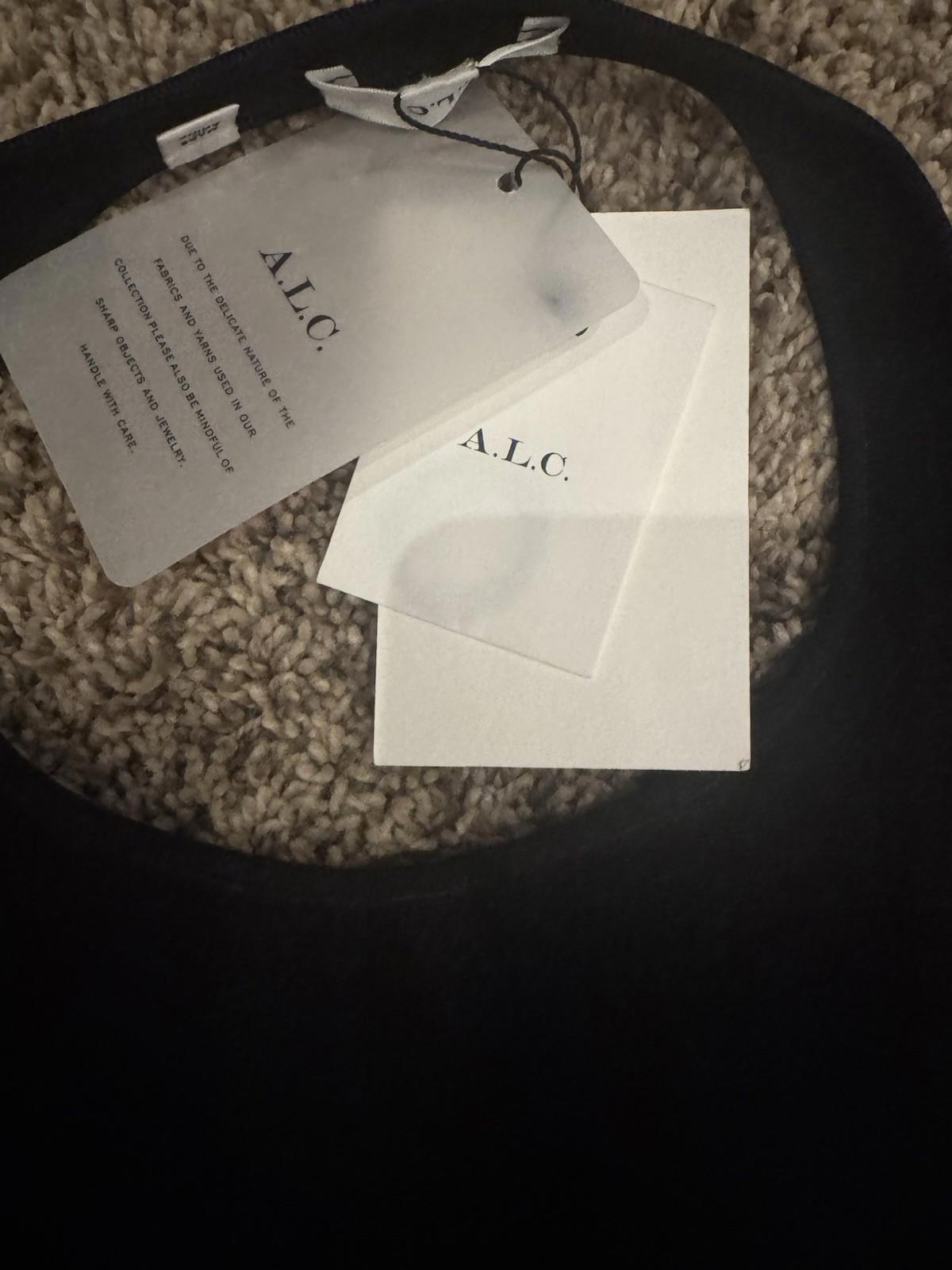 NEW! A.L.C. Rory Halter Crop Top in black. Small. NWT MSRP $225