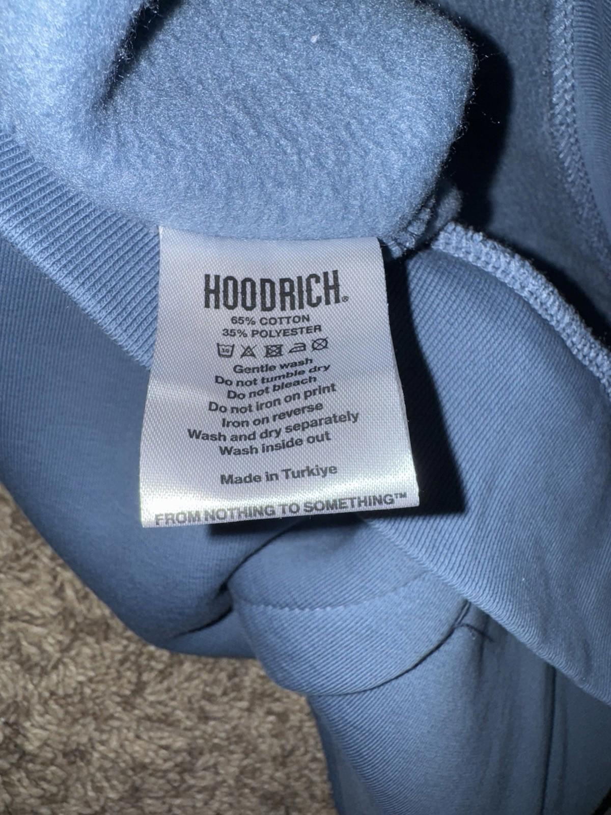Hoodrich Hoodie Men's Size Large Powder Blue From Nothing To Something Pullover