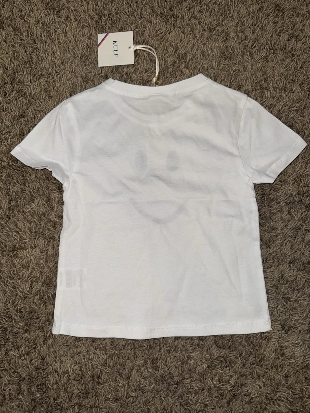 $55 Kule Kid's Smiley face Charley Graphic T-Shirt Size 2 NEW!