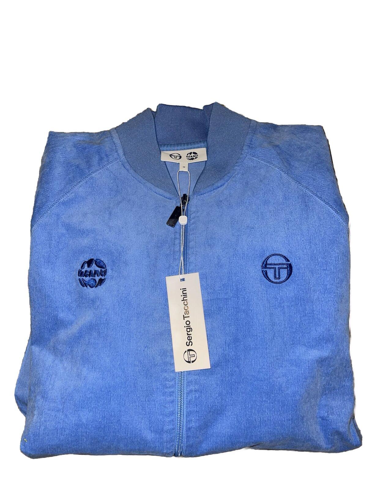 Sergio Tacchini Jacket Blue Corduroy lightweight RARE!