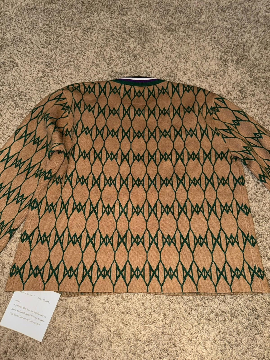 NEW stylish NOMA Men’s Cardigan L-XL Sweater. Classy