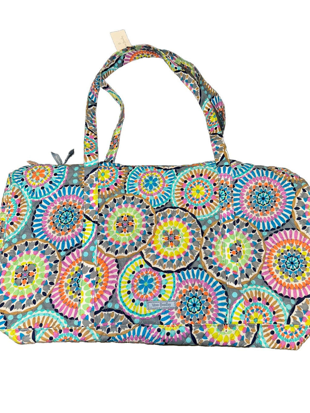 Vera Bradley Large Traveler Duffel Bag Sunny Medallion NWT