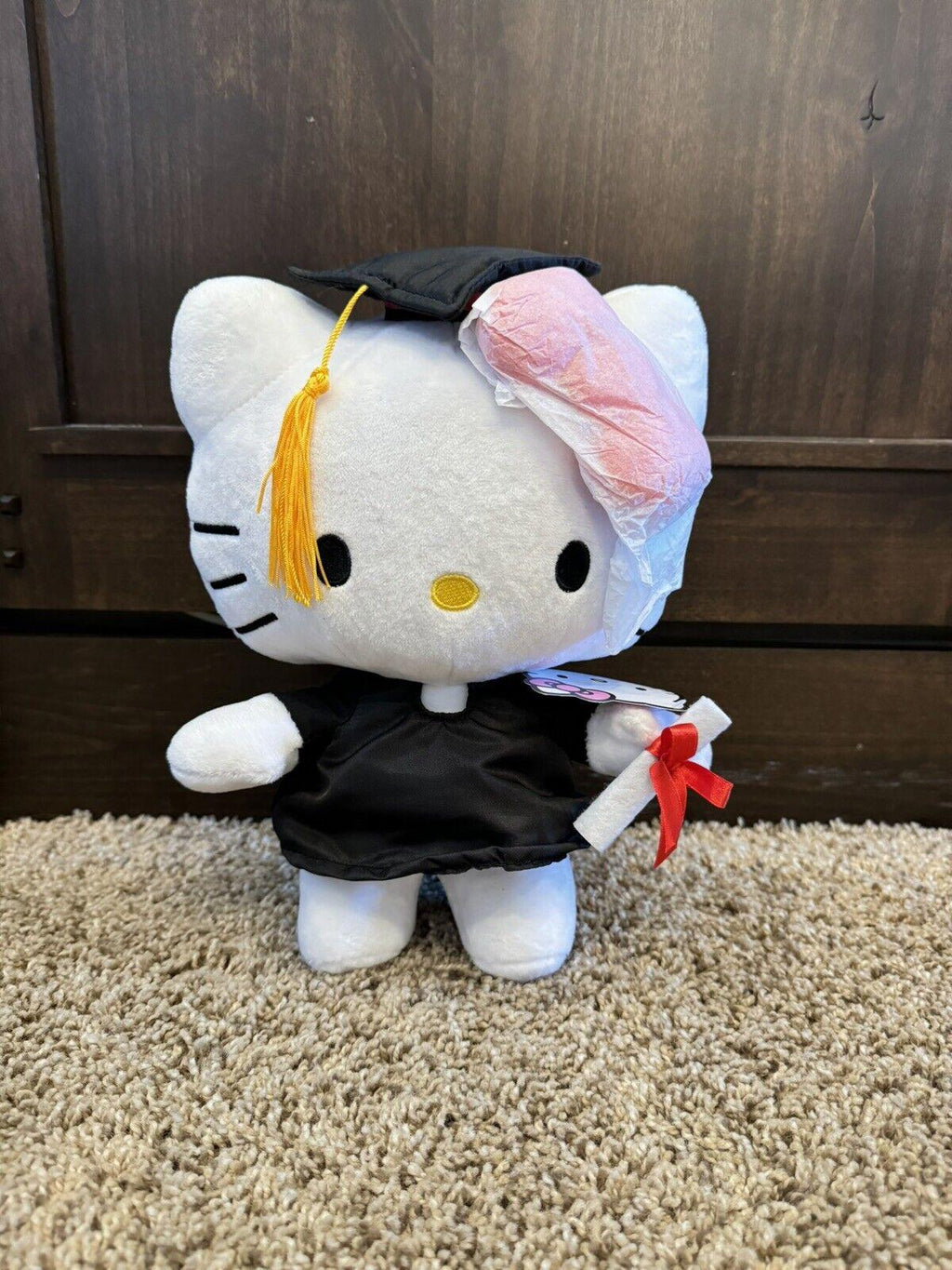 9" Sanrio Hello Kitty Graduation Plush in Cap Gown Stuffed