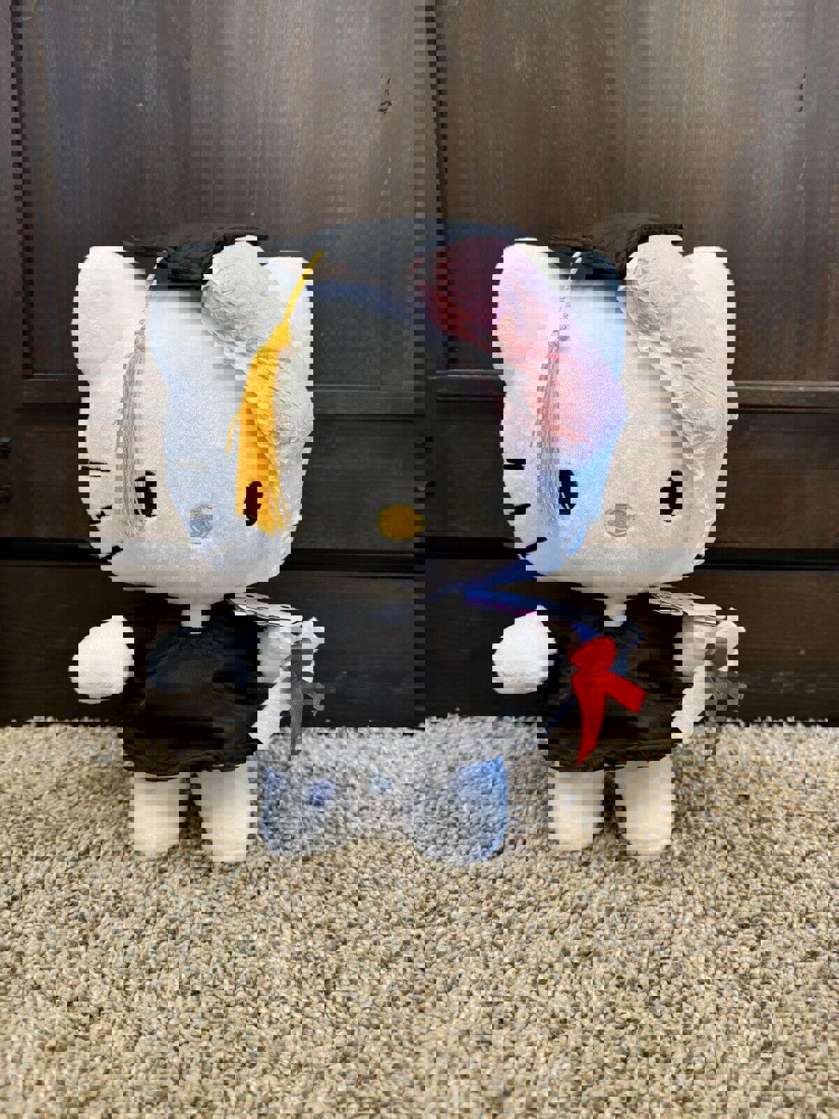 9" Sanrio Hello Kitty Graduation Plush in Cap Gown Stuffed