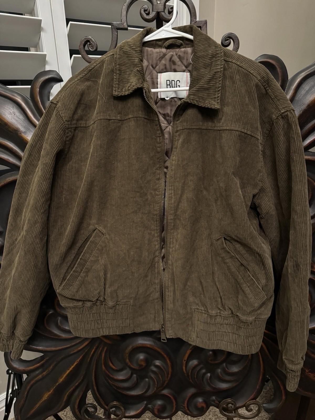 BDG Urban Outfitters Oversize Corduroy Harrington Jacket Unisex. SMALL NWOT