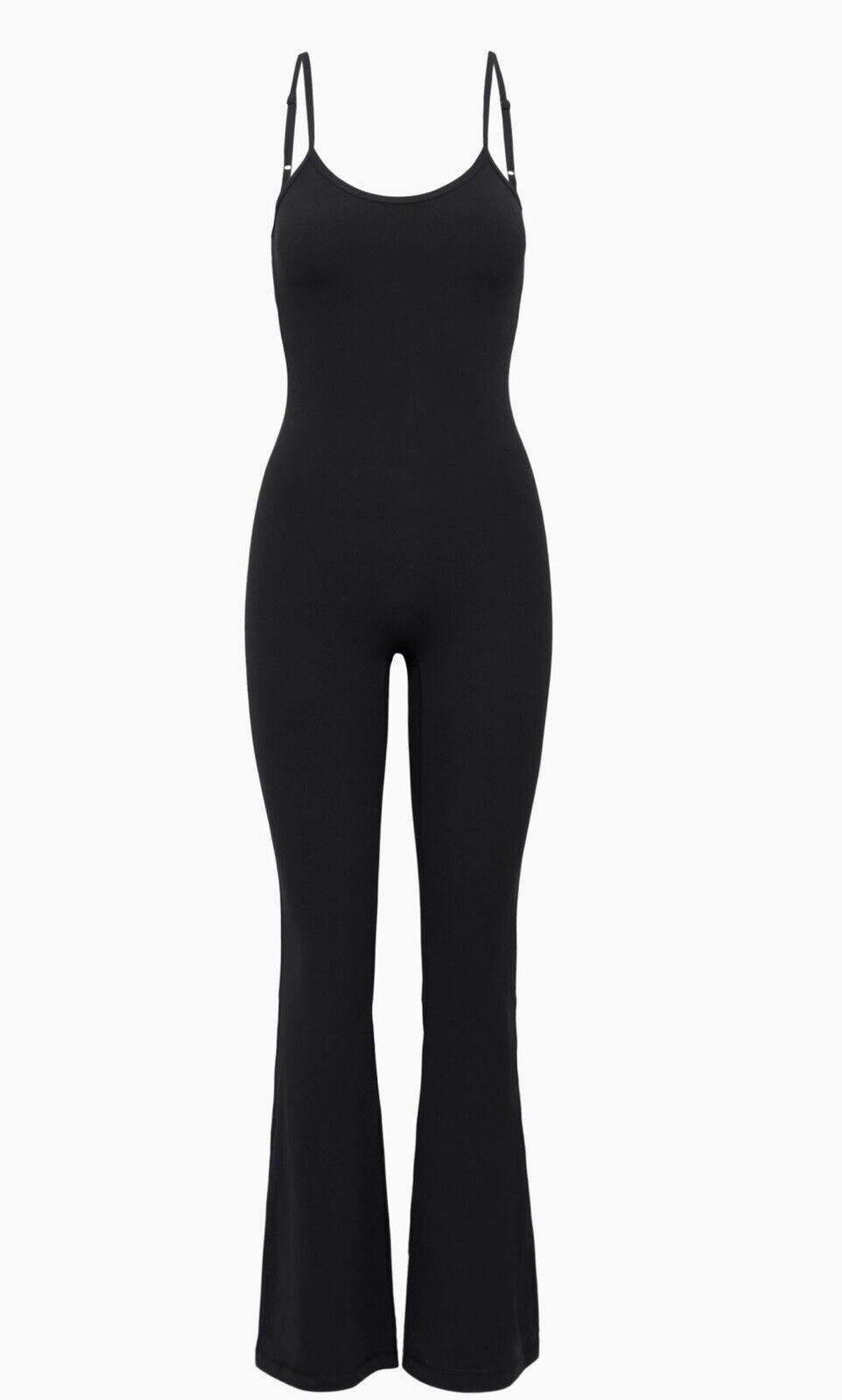 NWT- Altar’d State Black Long Flare leg Unitard. MSRP $98. A WARDROBE MUST HAVE!