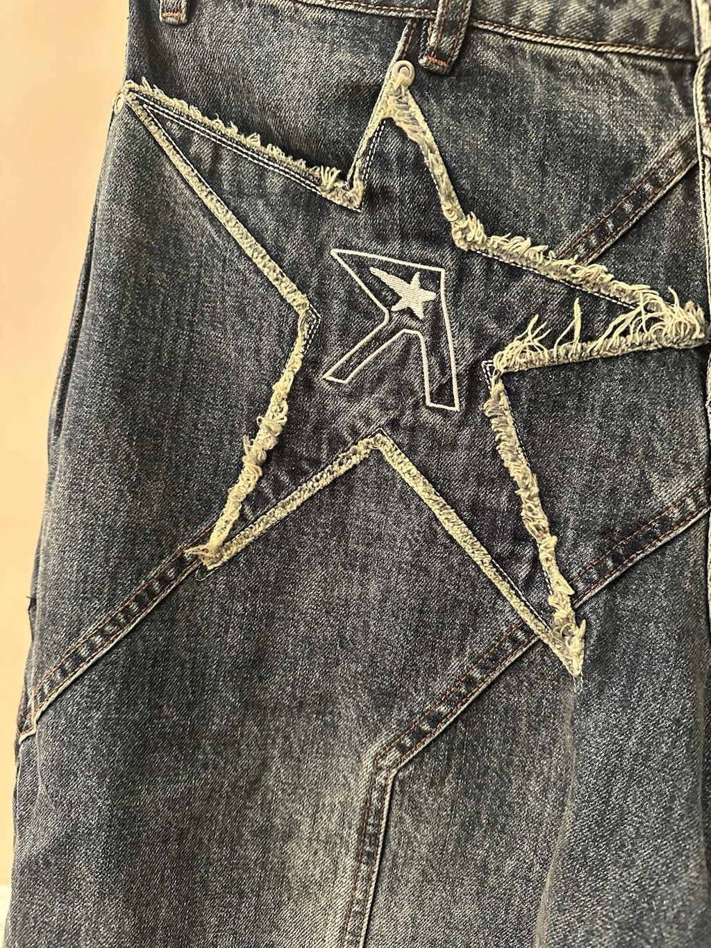 NEW! Rockstar Studios Logo pocket convertible jeans 34 X 32 NWOT