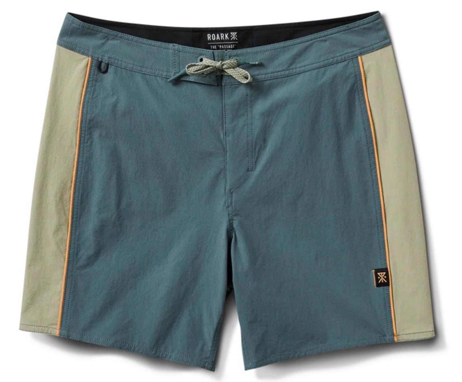 NEW! Roark Passage 17” Boardshorts Forest Mens Size 32 NWT $69 MSRP