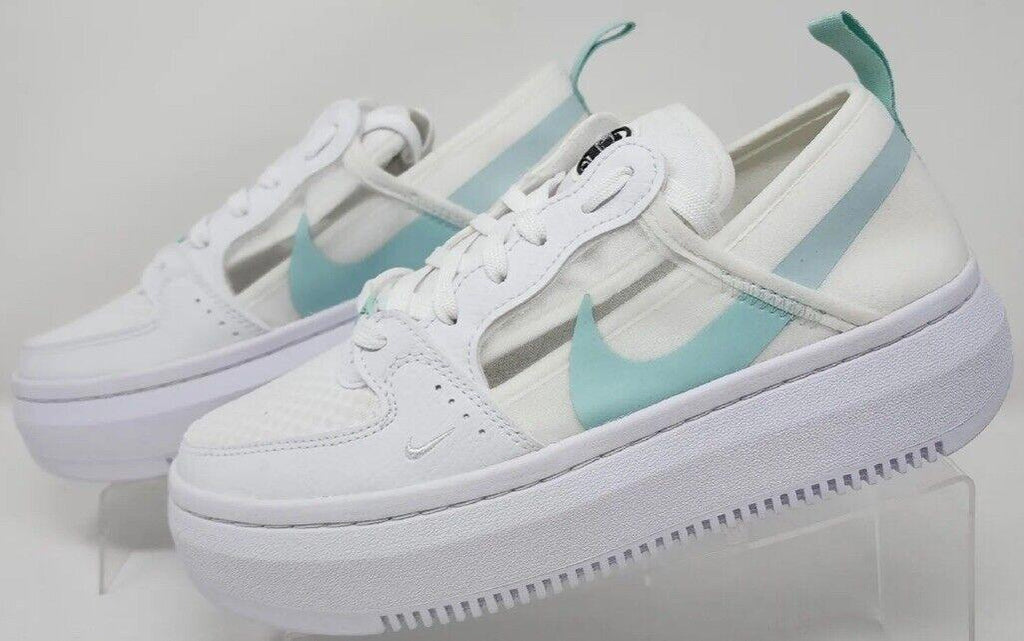 Nike Court Vision Alta TXT White Green Sneakers Wmn Size 9.5