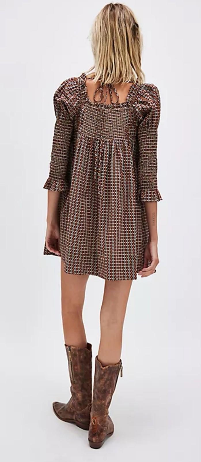 NWT Free People Star Dip Mini Dress Size  XL
