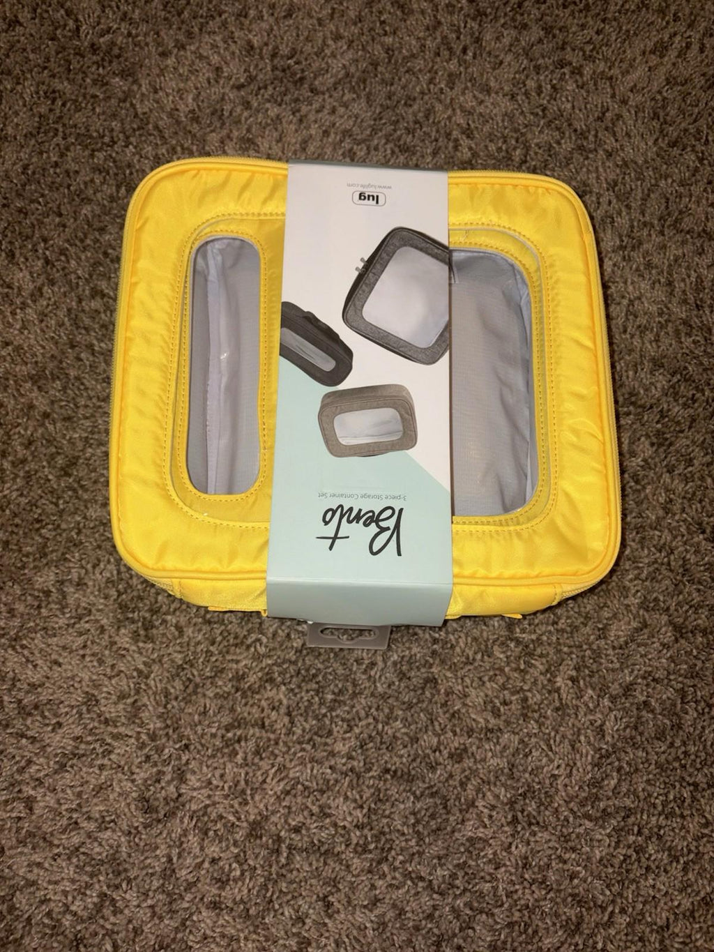 Lug Bento Box 3pc Storage Container Set NWT YELLOW Color NEW