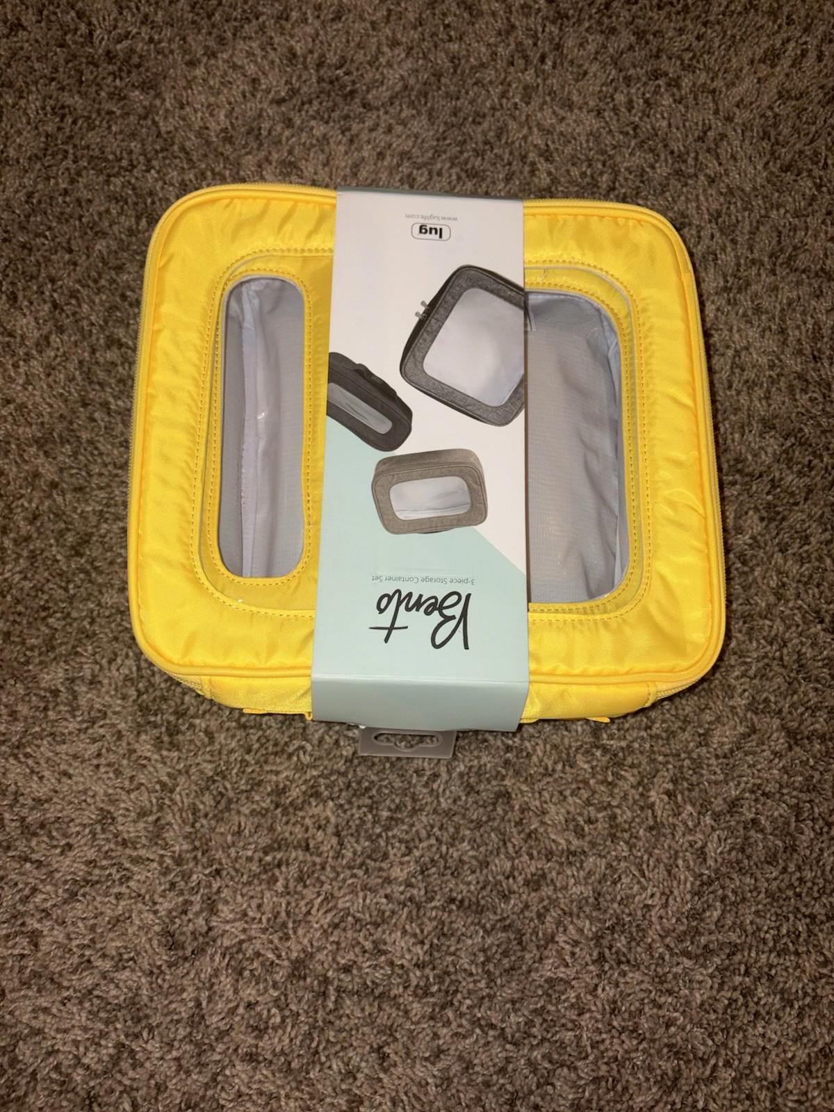 Lug Bento Box 3pc Storage Container Set NWT YELLOW Color NEW