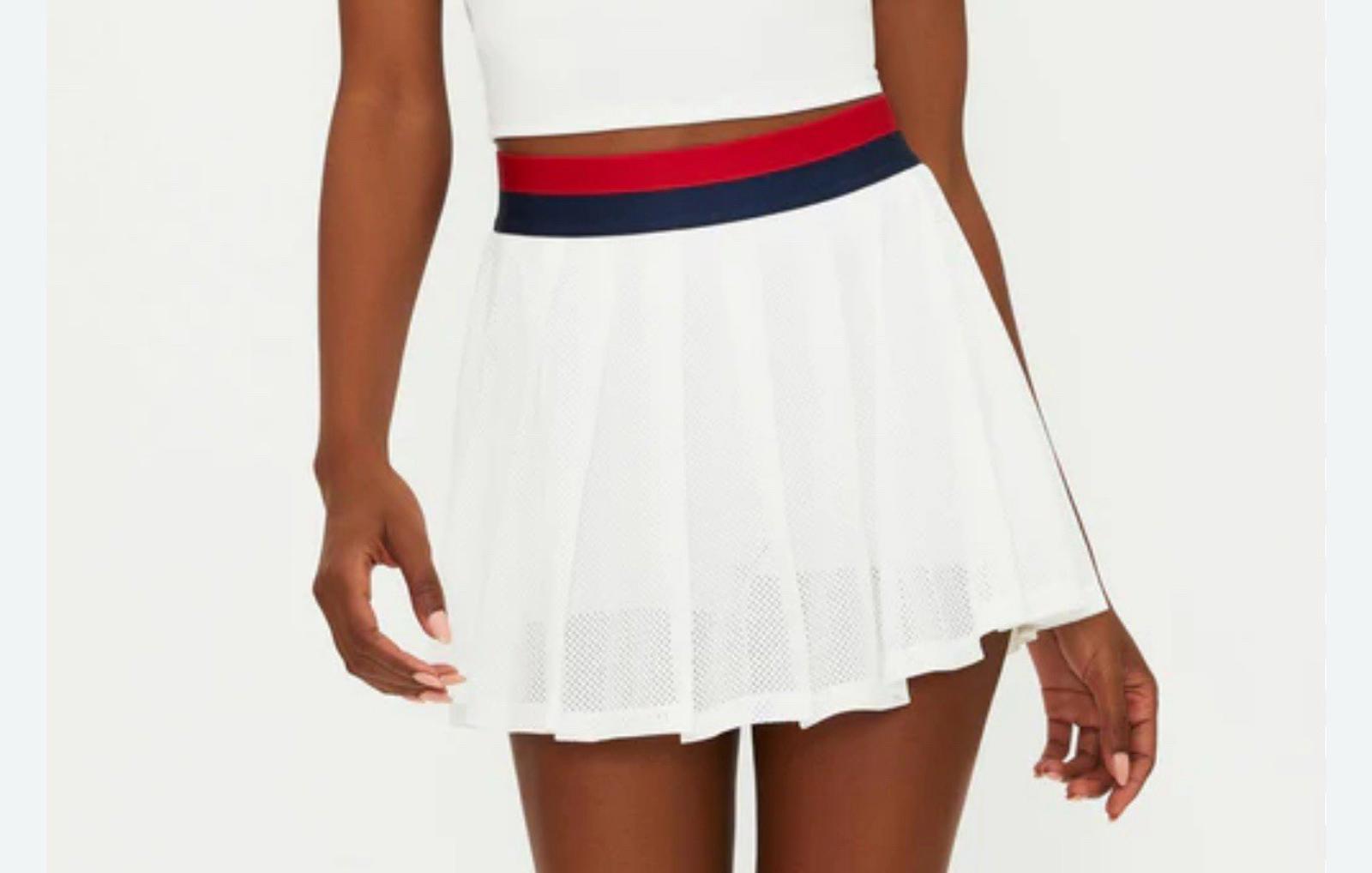 Beach Riot Women's Irina Skirt Cherry Indigo Colorblock $108 Limited Edition SM
