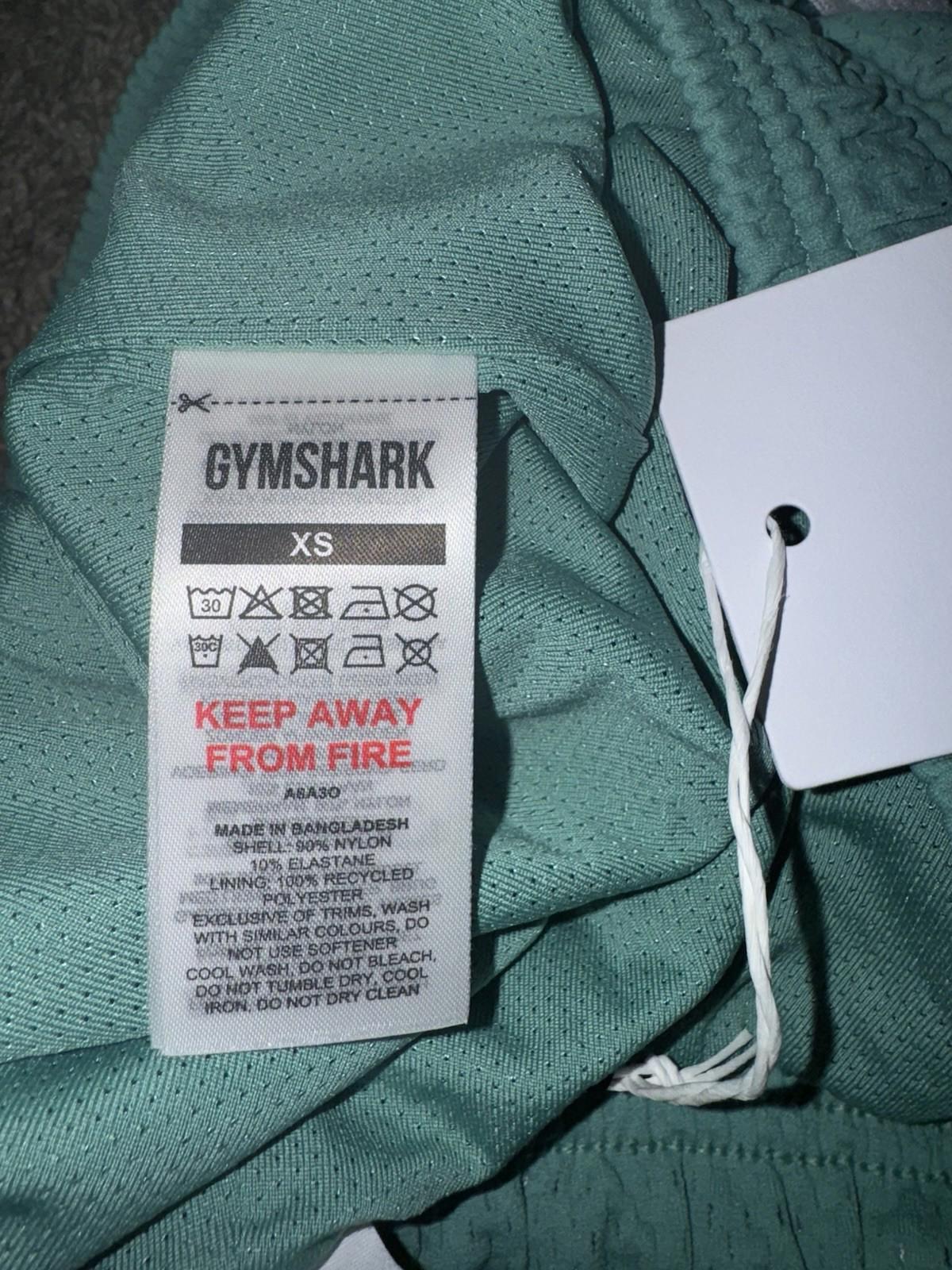 Gymshark Men's Lifting Mesh 7 Inch Shorts Lagoon Green Size: XS NWT