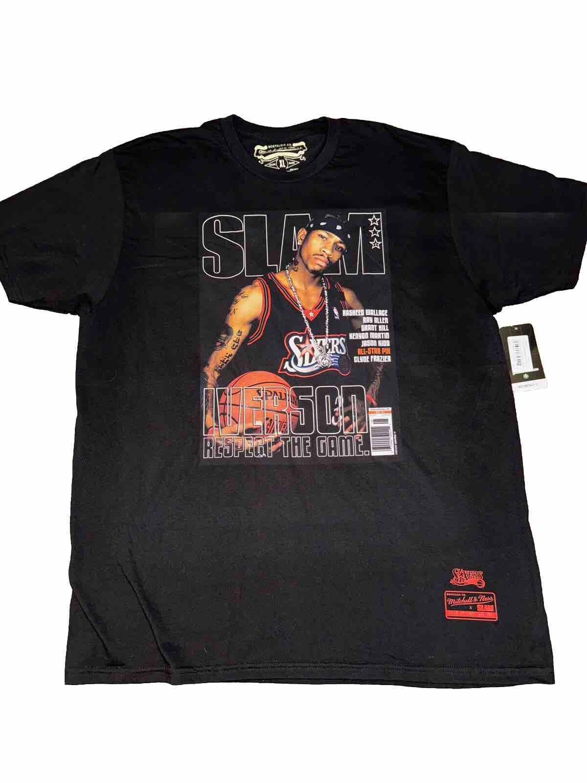 Mitchell & Ness Philadelphia 76ers Iverson Slam Cover Tee XL