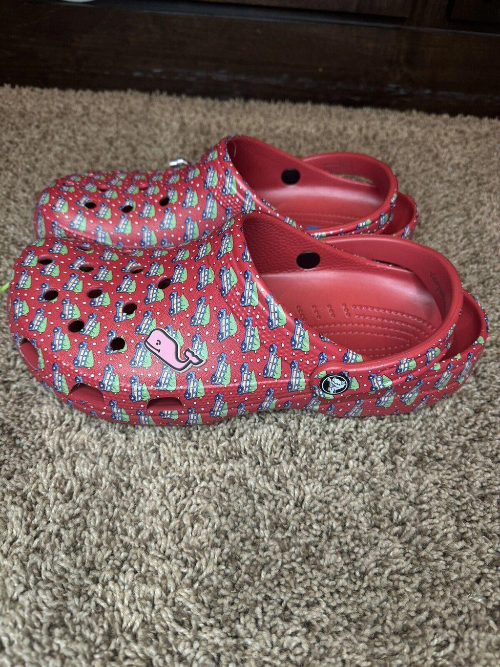 Crocs Men's & Women's Shoes - US M13 Red Vineyard Vines