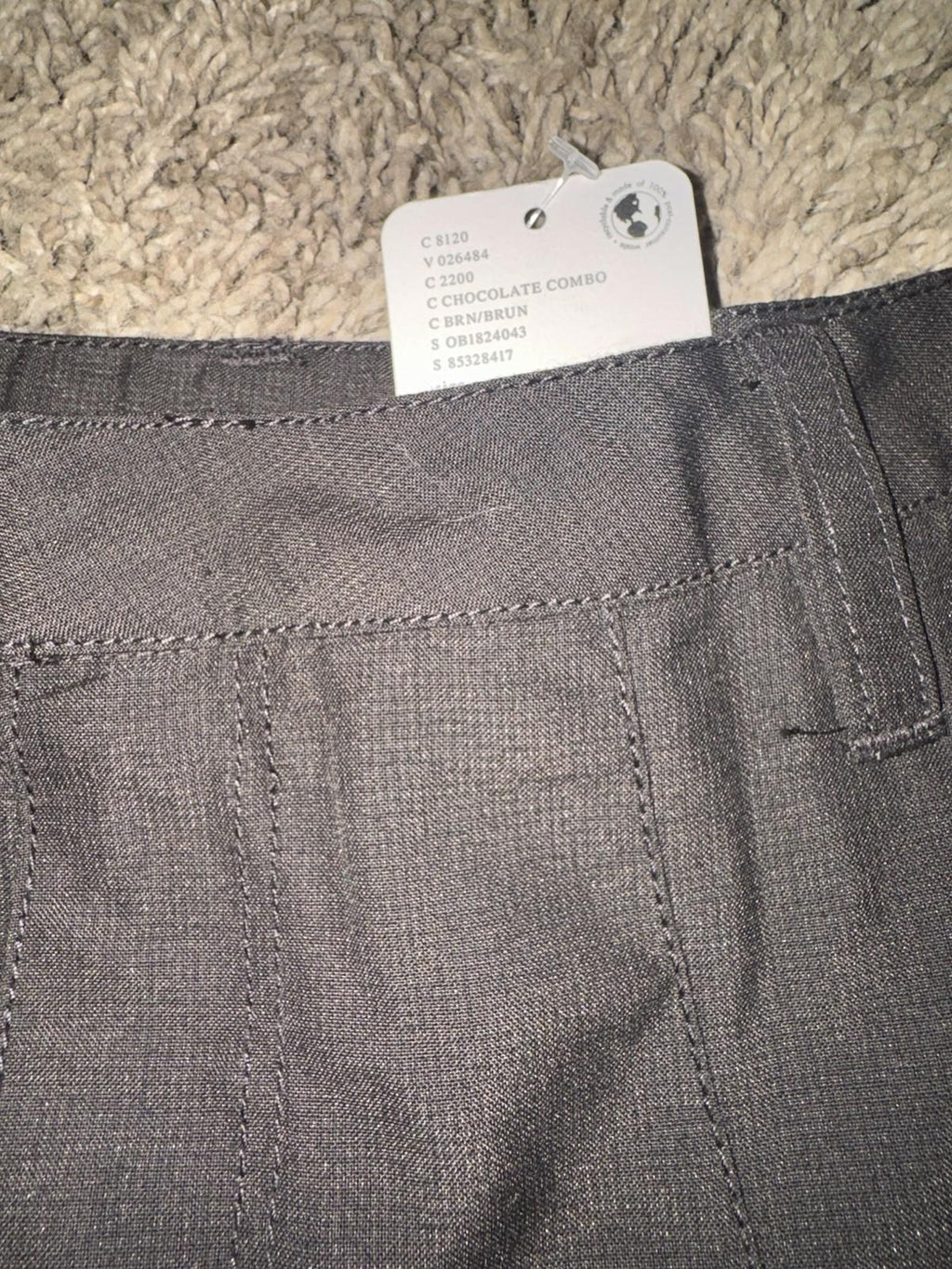 NEW Free People We The Free Suiting Pleated Skirt Chocolate Combo Size 2 NWT