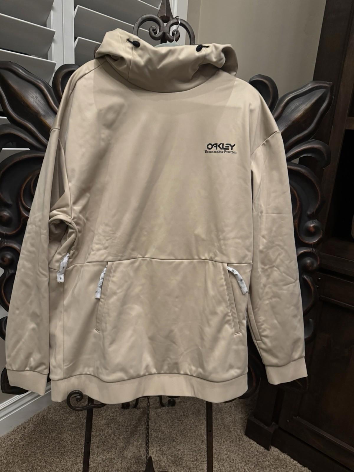 NEW Oakley Men's Park RC Softshell Hoodie IN TAN. 2XL NWT